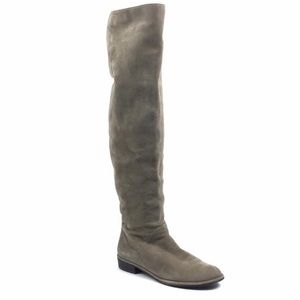 Fangirl Boots in Praline Suede, Stuart Weitzman